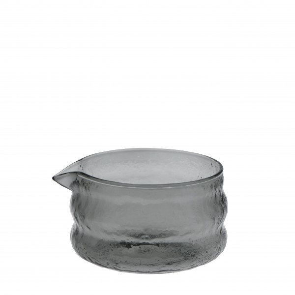 Matcha glass set 'Luowen' 2-piece grey
