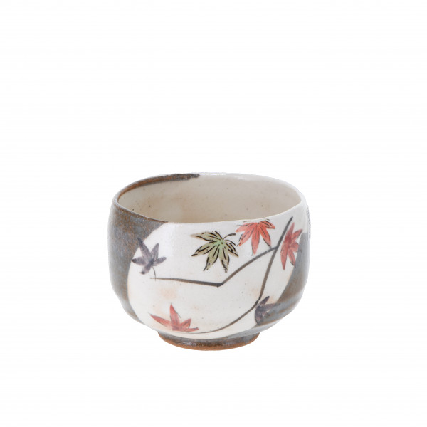 Arita Matcha Schale 'Momiji' 9,5 x 7 cm
