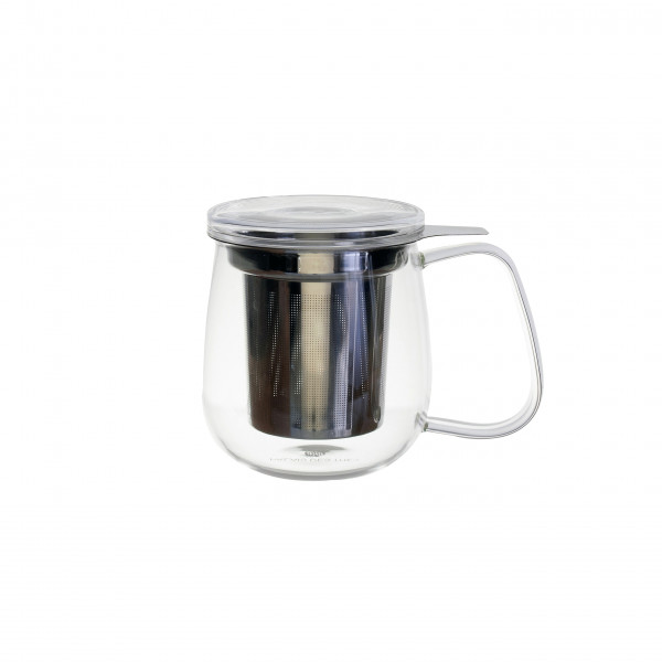 Glasbecher 'Neta' 450 ml mit Edelstahlsieb