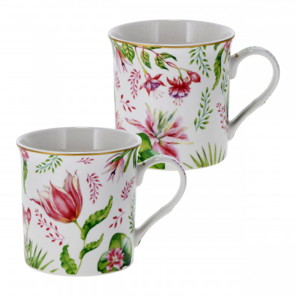 # Porzellanbecher 'Botanic Chic' 300 ml, Set à 2 St