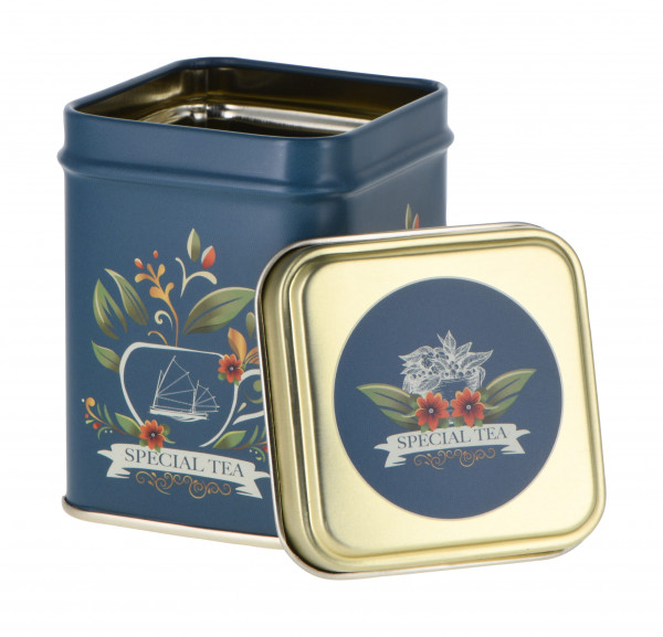 Tin 'Special Tea' 50 g 60x60x80mm