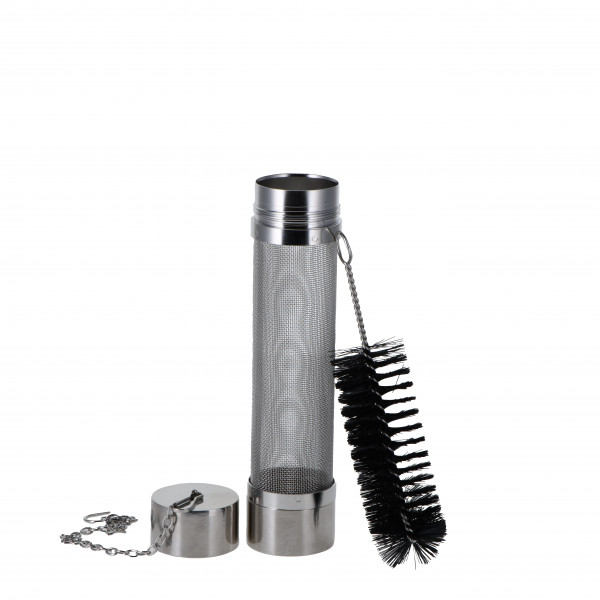 Stainless steel tea tube ‘Zylinder L’ 169 x 35 x 35 mm