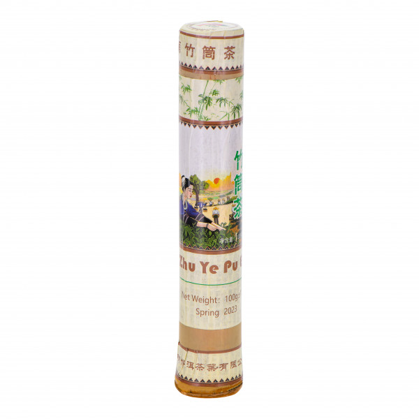 China Pu-Erh Bamboo Tube - Zhu Ye ca. 100 g - shu
