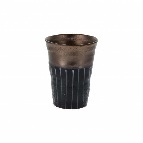 Porzellanbecher 'Dark-brown Craft' 280ml