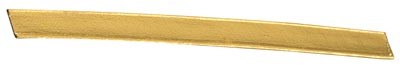 10 cm Verschlußstreifen 1000St gold