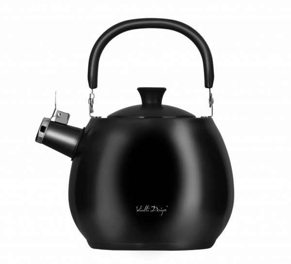 Edelstahl-Wasserkocher 'Bolla' 2,5 l 'Graphite'