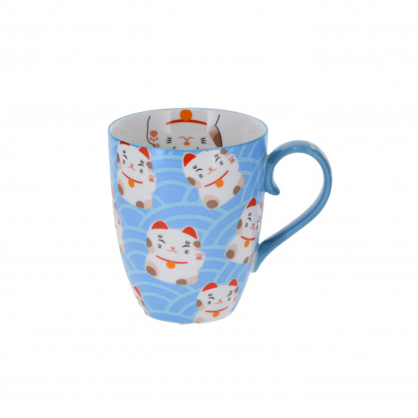 Porcelain mug Kawaii ‘Lucky Cat’ 340 ml