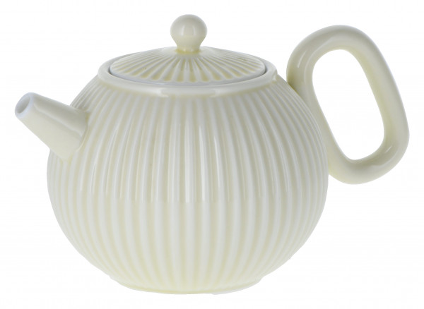 Porzellan Teekanne 'Stripe' 175 ml vanilla