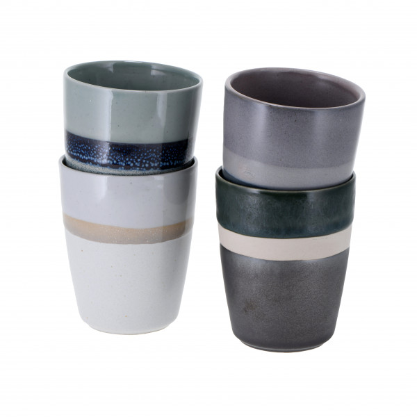 Teecup 'Sven' 200 ml, 4-fach sortiert in Geschenkverpackung