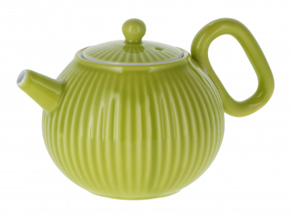 Porzellan Teekanne 'Stripe' 175 ml vert pomme