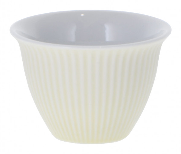 Porzellan Tasse à thé 'Stripe' 40 ml vanille