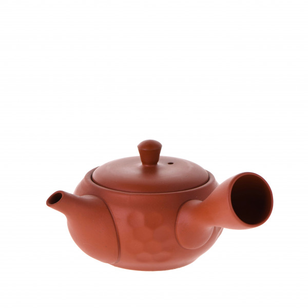 Japan Kyusu 'Jinsui' 300 ml orange ceramic strainer