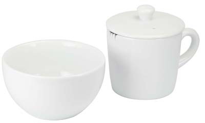 Porcelain Teacup with teapot and lid unit/2pcs